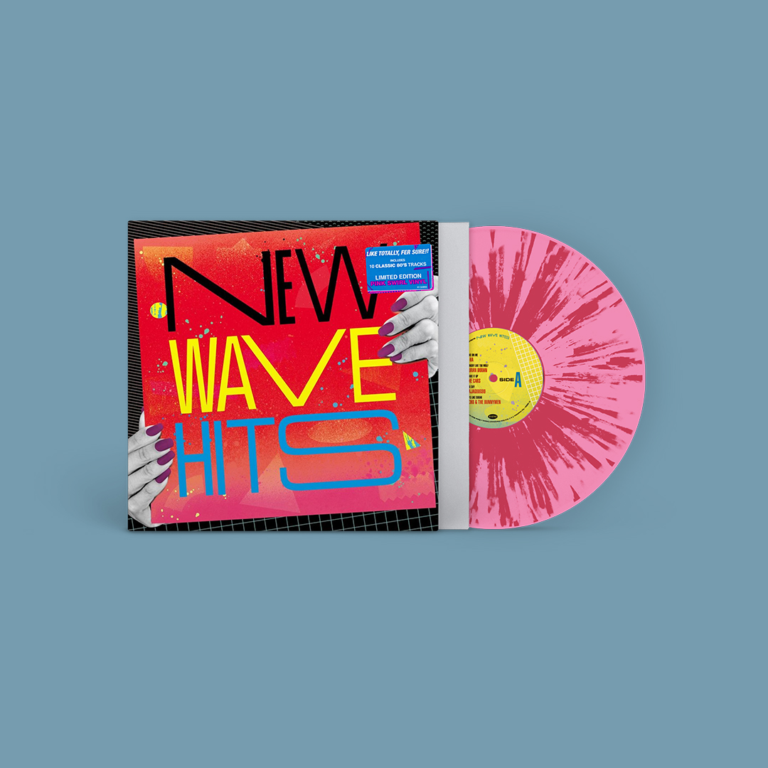 Varios - New Wave Hits LP Rosado marmoleado