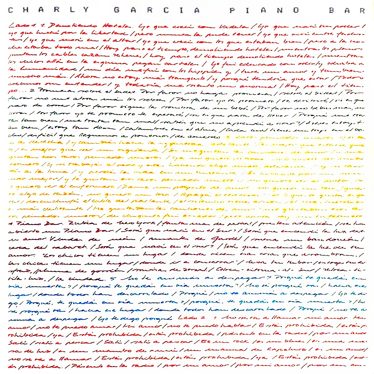 Charly Garcia - Piano Bar LP