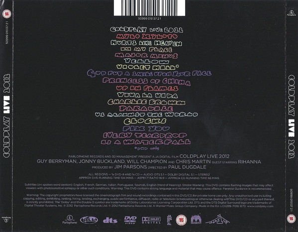 Coldplay - Live 2012 1CD+1DVD