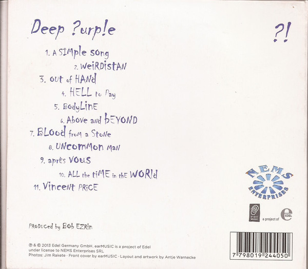 Deep Purple - Now What?! CD