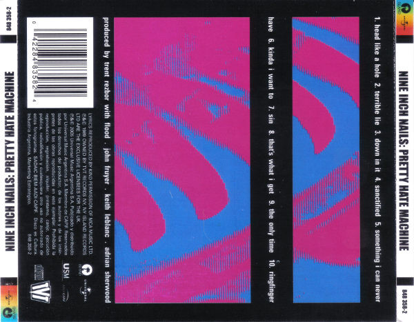 Nine Inch Nails - Pretty Hate Machine CD