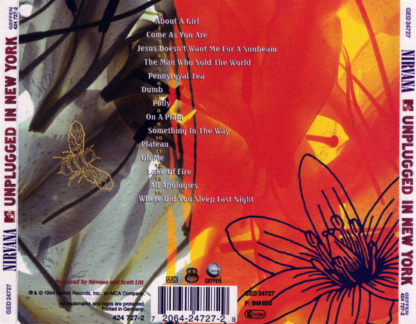 Nirvana - MTV Unplugged In New York CD