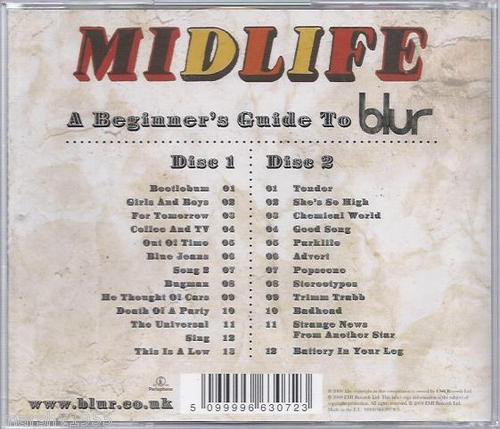Blur ‎– Midlife: A Beginner's Guide To Blur