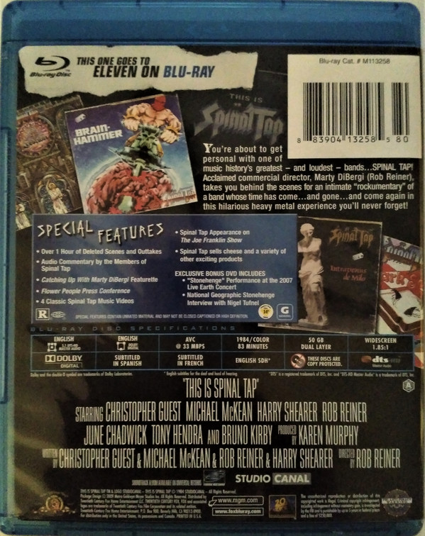Spinal Tap - This Is Spinal Tap 1BLURAY+1DVD