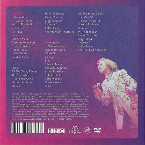 David Bowie - Glastonbury 2000 2CD+1DVD