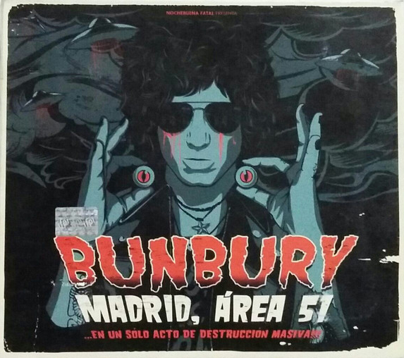 Enrique Bunbury - Madrid, Área 51 (...En Un Sólo Acto De Destrucción Masiva!!!) 2CDs+2DVDs