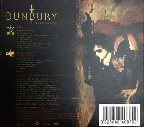 Enrique Bunbury - Palosanto 2CDs