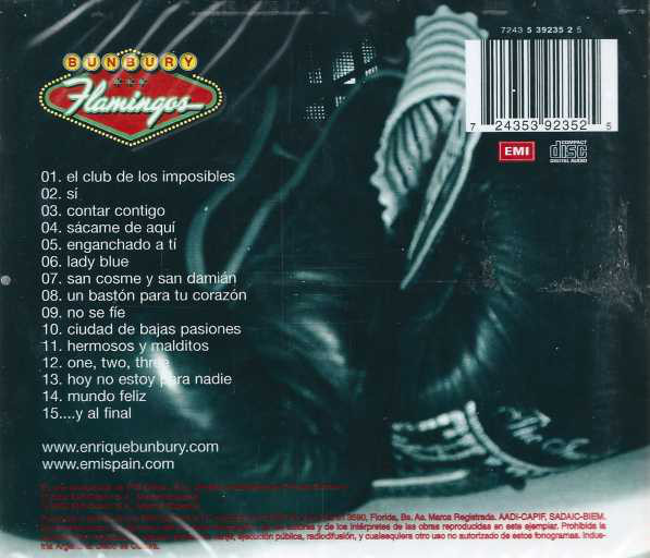Enrique Bunbury - Flamingos CD