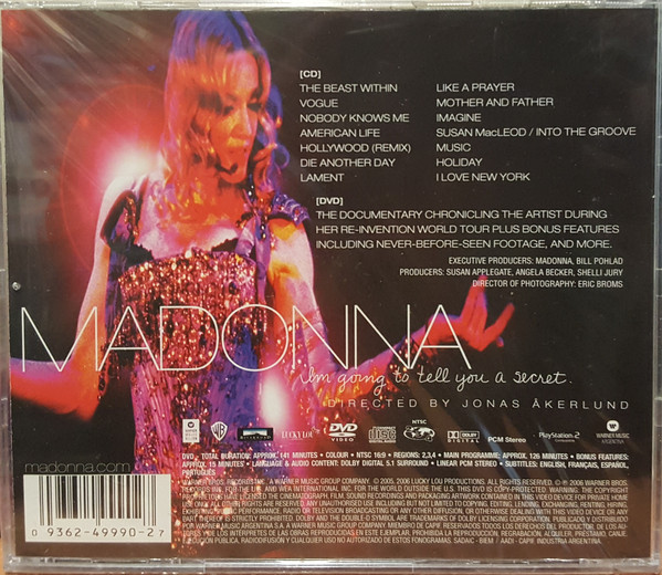 Madonna - I'm Going To Tell You A Secret CD+DVD