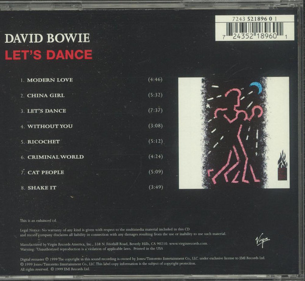 David Bowie - Let's Dance CD