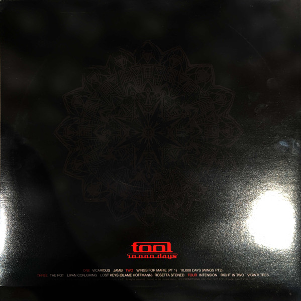 Tool - 10,000 Days 2LPs RED - Bootleg