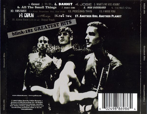 Blink-182 - Greatest Hits CD