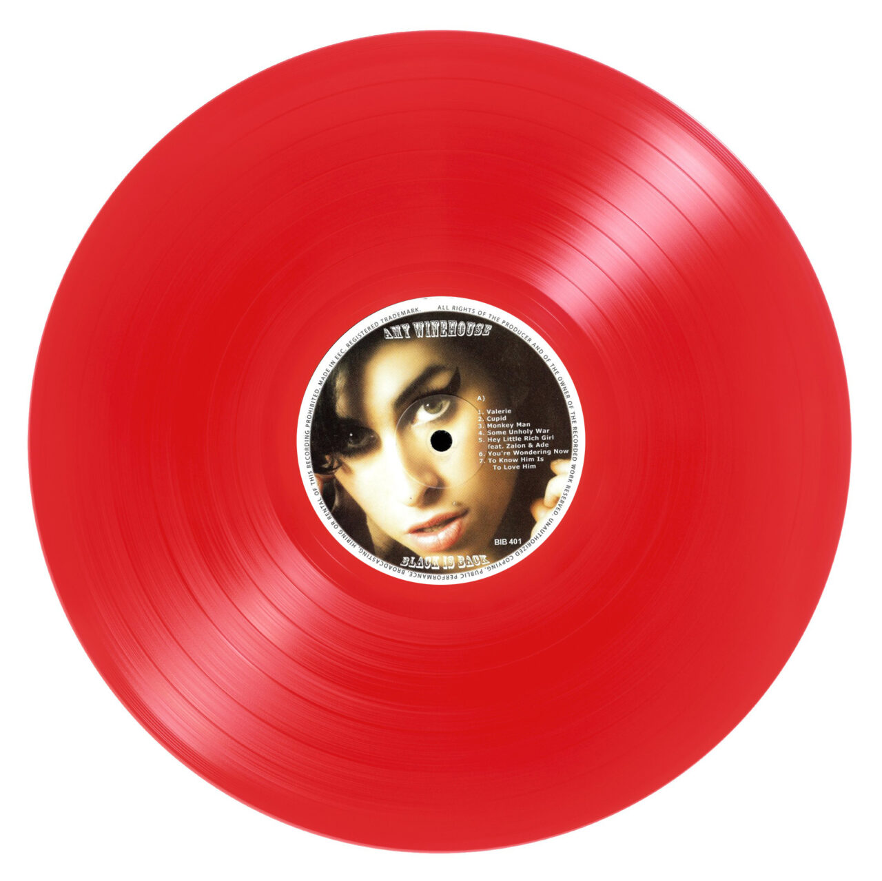 Amy Winehouse - Black Is Back LP RED - Bootleg