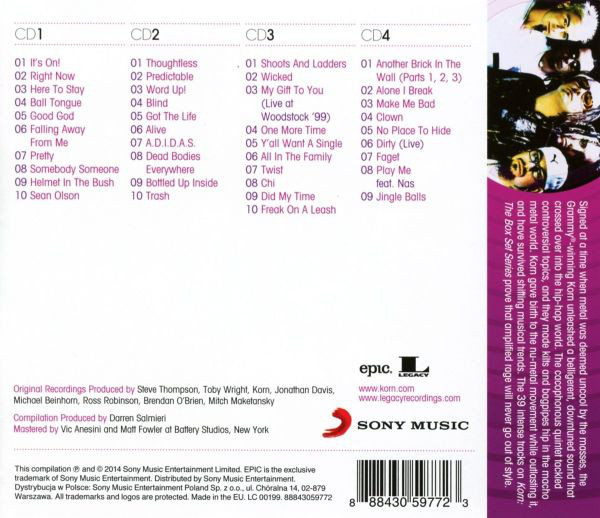 Korn - The Box Set Series 4CDs