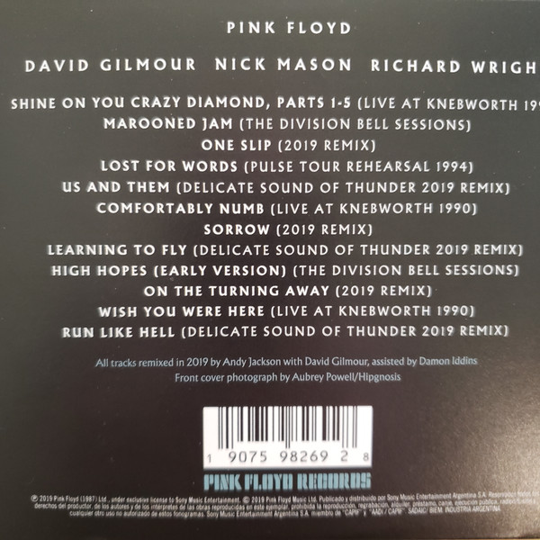Pink Floyd - The Later Years 1987-2019 CD