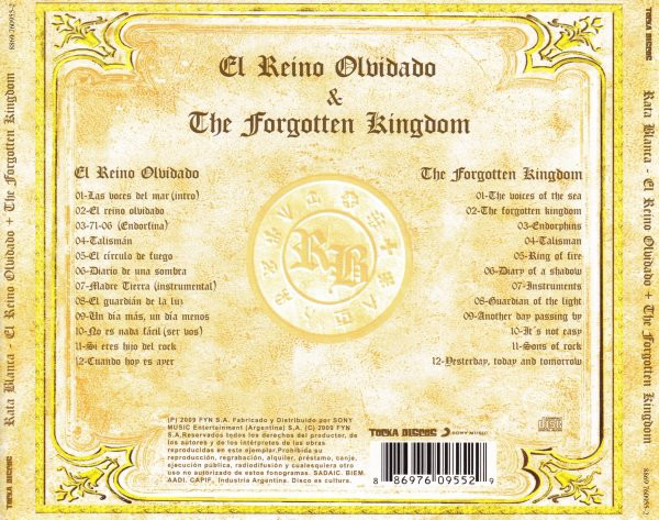 Rata Blanca ‎– El Reino Olvidado & The Forgotten Kingdom 2 CDS