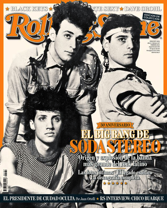 Revista 30 Aniversario El Big Bang de Soda Stereo Rolling Stone