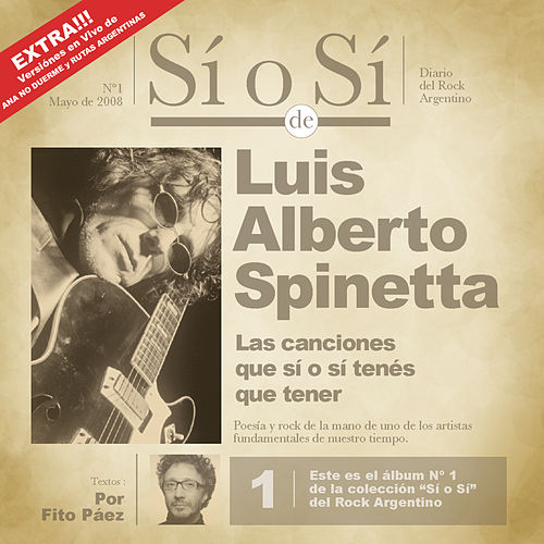 Luis Alberto Spinetta - Si O Si CD