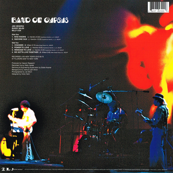 Hendrix ‎– Band Of Gypsys LP