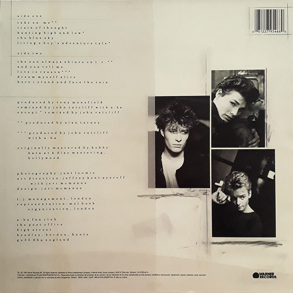 a-ha - Hunting High And Low LP+Libro