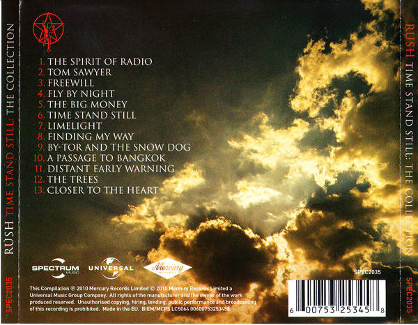 Rush - Time Stand Still : The Collection CD
