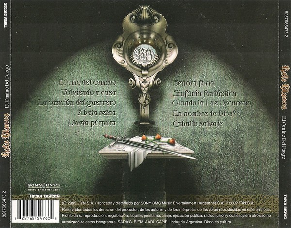 Rata Blanca ‎– El Camino Del Fuego CD