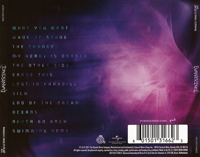 Evanescence - Evanescence CD