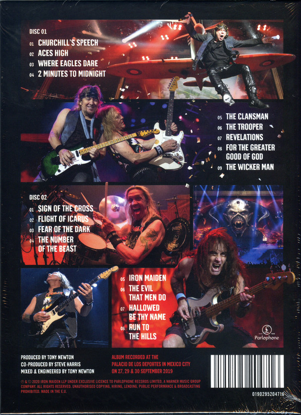 Iron Maiden ‎– Nights Of The Dead, Legacy Of The Beast: Live In Mexico City 2 CDS DELUXE