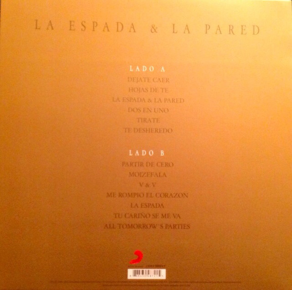Los Tres - La Espada & La Pared LP
