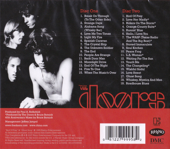 The Doors - The Very Best Of The Doors 2CDs