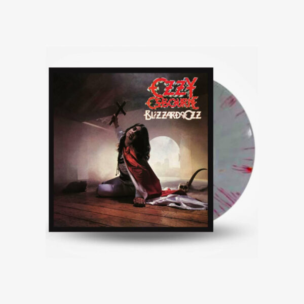 Ozzy Osbourne - Blizzard Of Ozz LP Plateado marmoleado