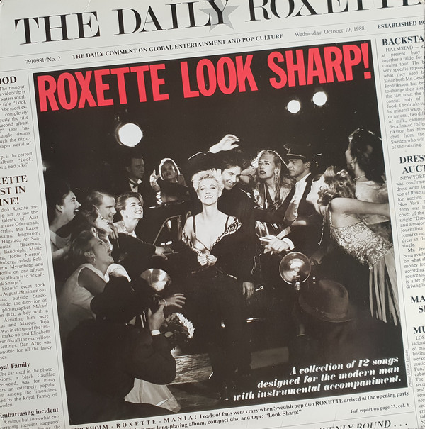 Roxette - Look Sharp! LP de Época