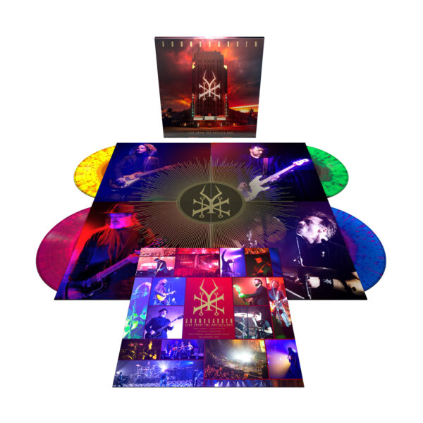Soundgarden - Live From The Artists Den BOXSET 4 LPs marmoleados