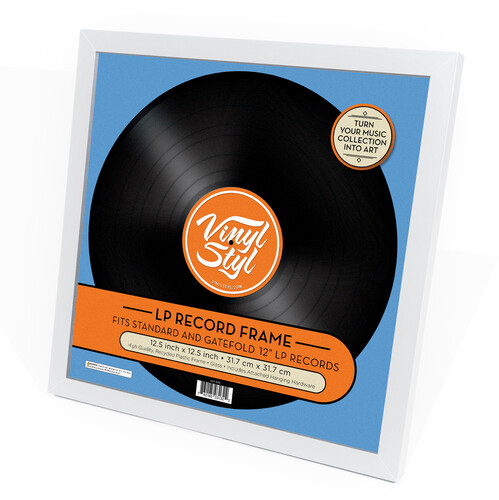 12" Record Frame by Vinyl Styl CUADRO Blanco