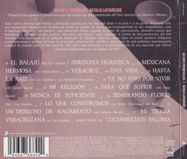 Natalia Lafourcade – Un Canto por México, Vol. 1