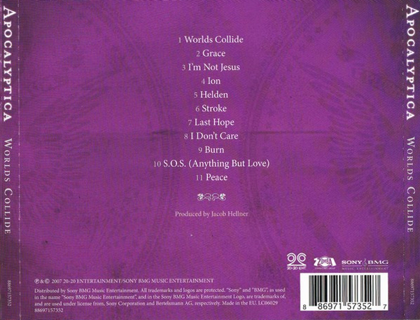 Apocalyptica - Worlds Collide CD
